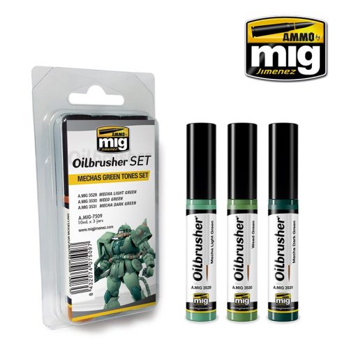 AMMO - Mechas Green Tones Oilbrusher Set