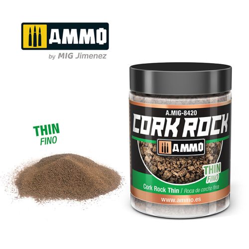 AMMO - CREATE CORK Cork Rock Thin (Jar 100mL)