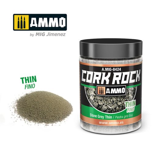 AMMO - CREATE CORK Stone Grey Thin (Jar 100mL)