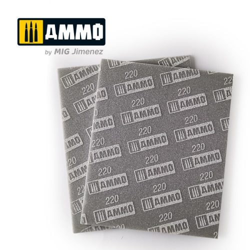 AMMO - Sanding Sponge Sheet (220) – 2 Pcs.