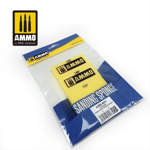 AMMO - Flexand Double Sided Sanding Sponge – 4 Pcs.