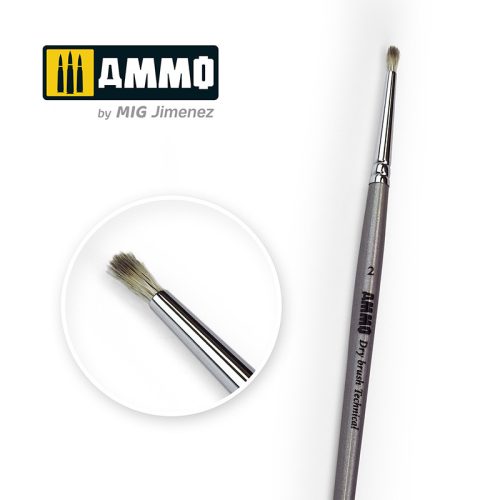 AMMO - 2 Drybrush Technical Brush