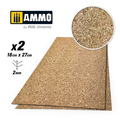 AMMO - CREATE CORK Medium Grain (2mm) - 2 pcs.