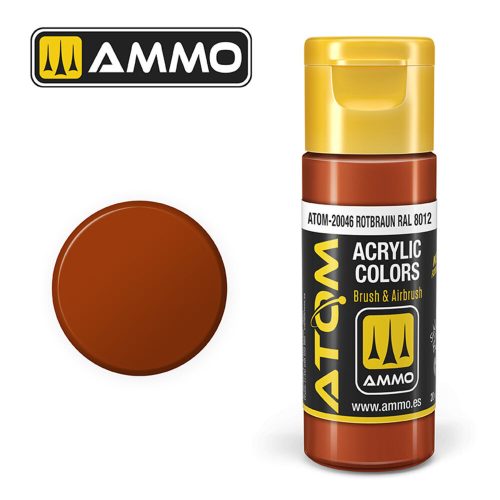 AMMO - ATOM COLOR Rotbraun RAL 8012