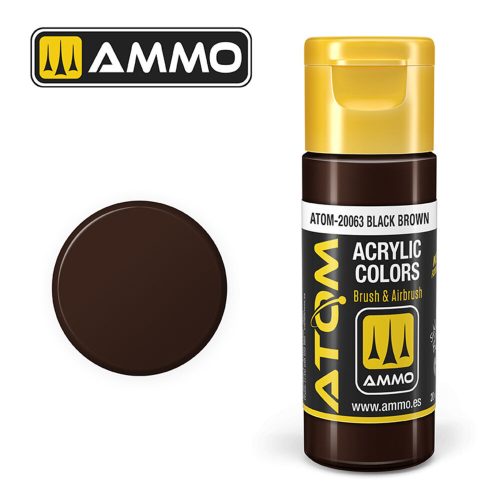 AMMO - ATOM COLOR Black Brown