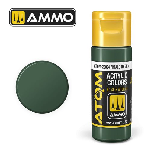 AMMO - ATOM COLOR Phtalo green