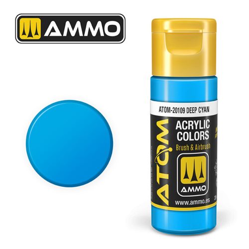 AMMO - ATOM COLOR Deep Cyan