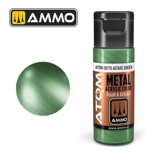 AMMO - ATOM METALLIC Aotake Green