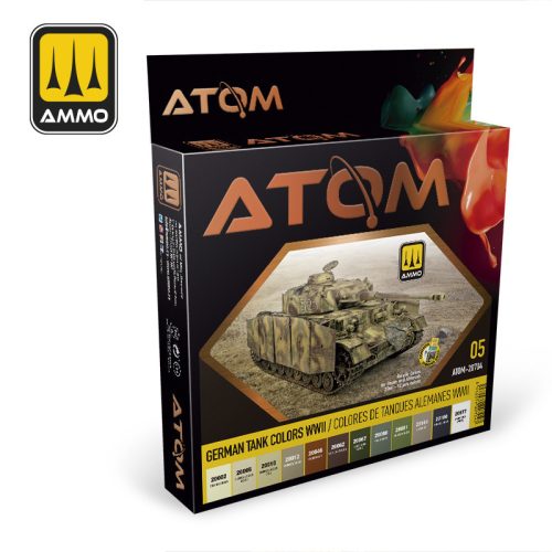 AMMO by MIG Jimenez - ATOM-German Tank Colors WWII