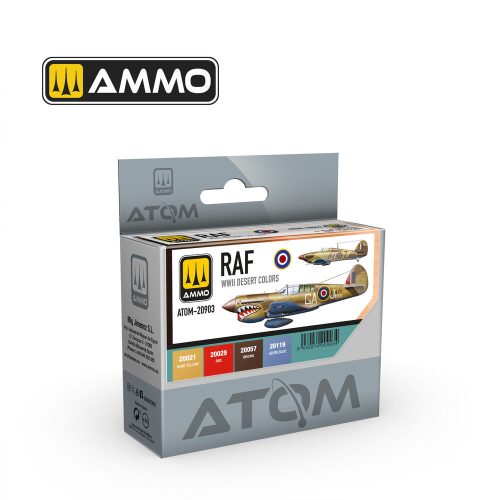 AMMO by MIG Jimenez - ATOM RAF WWII Desert Colors Set