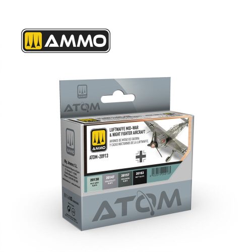 AMMO by MIG Jimenez - ATOM Luftwaffe Mid-War & Night Fighter Aircraft Set