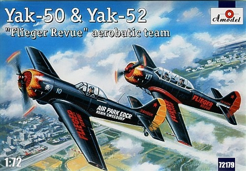 Amodel - Yak-50 & Yak-52 'Flieger Revue' aerobati