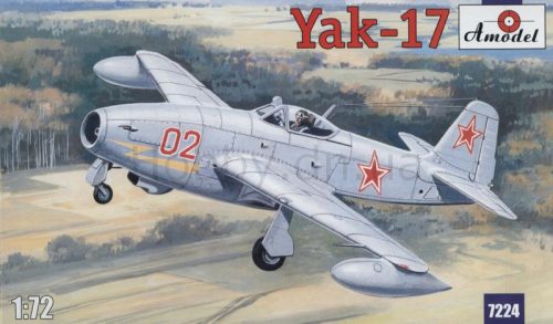 Amodel - Yakolev Yak-17 Soviet jet fighter