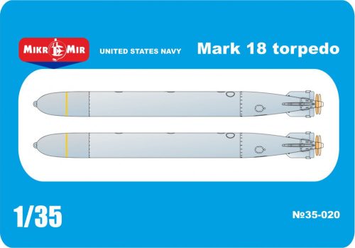 Micro Mir  AMP - US NAVY Mark 18 torpedo, 2 pcs