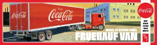 AMT - Fruehauf Beaded Van Semi Trailer (Coca-Cola)