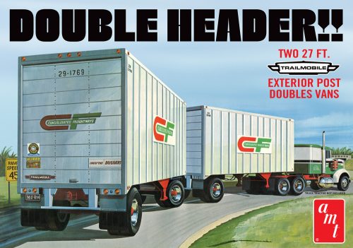 AMT - "Double Header" Tandem Van Trailers