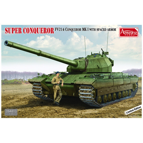 Amusing Hobby - 1:35 Super Conqueror Fv 214 Conqueror Mk I With Spaced Armour