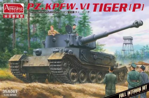 Amusing Hobby - PzKpfwg.VI Tiger(P) Truppenübfhz. FULL INTERIOR