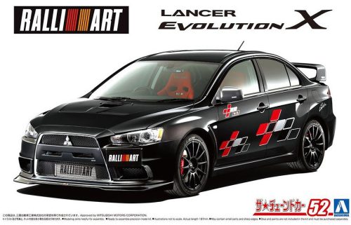 Aoshima - Mitsubishi Ralliart Cz4A Lancer Evolution X 2007