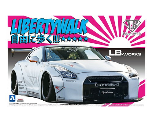 Aoshima - 1/24 LB Works R35 GT-R ver. 2, plastic modelkit