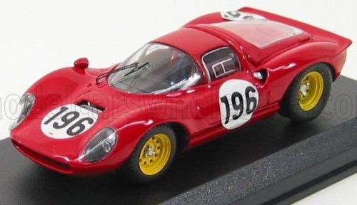 Art-Model - FERRARI DINO 206S COUPE N 196 2nd TARGA FLORIO 1966 BAGHETTI - GUICHET RED