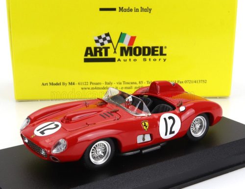 Art-Model - FERRARI 315S SPIDER N 12 12h SEBRING 1957 ALFONSO DE PORTAGO - LUIGI MUSSO RED