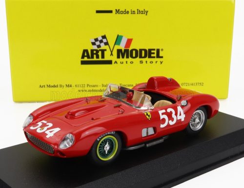 Art-Model - FERRARI 335S SPIDER TEAM SCUDERIA FERRARI N 534 MILLE MIGLIA 1957 PETER COLLINS - LOUIS KLEMENTASKI RED