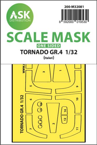 Art Scale - 1/32 Tornado GR.4 one-sided express fit mask for Italeri