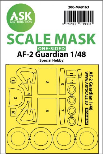 Art Scale - 1/48 AF-2 Guardian one-sided fit express mask for Special Hobby