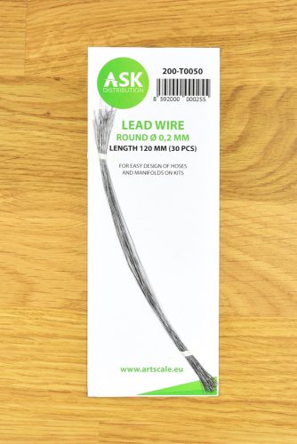 Art Scale - Lead Wire - Round Ø 0,2 mm x 120 mm (30 pcs)