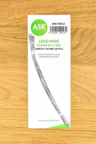 Art Scale - Lead Wire - Round Ø 0,4 mm x 120 mm (28 pcs)