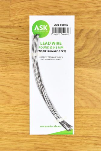 Art Scale - Lead Wire - Round Ø 0,8 mm x 120 mm (16 pcs)