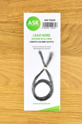 Art Scale - Lead Wire - Round Ø 0,2 mm x 250 mm (30 pcs)