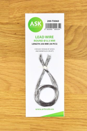 Art Scale - Lead Wire - Round Ø 0,3 mm x 250 mm (30 pcs)