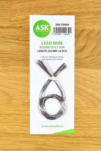 Art Scale - Lead Wire - Round Ø 0,7 mm x 250 mm (16 pcs)