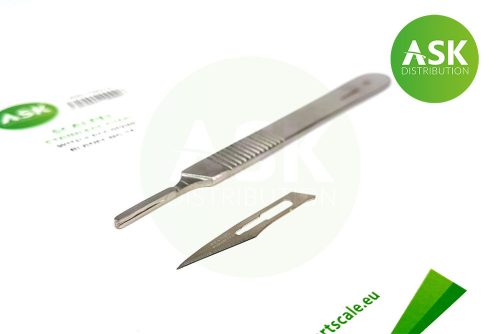 Art Scale - Scalpel stainless steel with 3pcs spare blades no.11