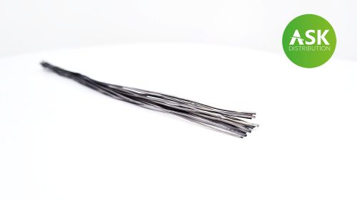 Art Scale - Lead Wire - Halfround  0,8 x 0,55 x 140 mm (cca. 16 pcs)