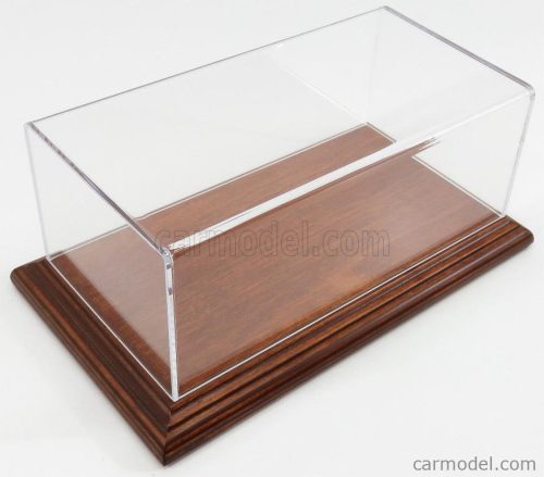 Atlantic - Vetrina Display Box Aichi Base In Legno - Wood Mahogany Base - Lungh.Lenght Cm 23 X Largh.Width Cm 12 X Alt.Height Cm 8.5 (Altezza Interna 8.0 Cm ) Plastic Display