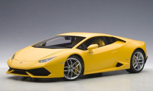 Autoart - 1:12 Lamborghini Huracan LP610-4 (Giallo Horus) matt yellow 2014 (composite model/full openings) - AUTOart