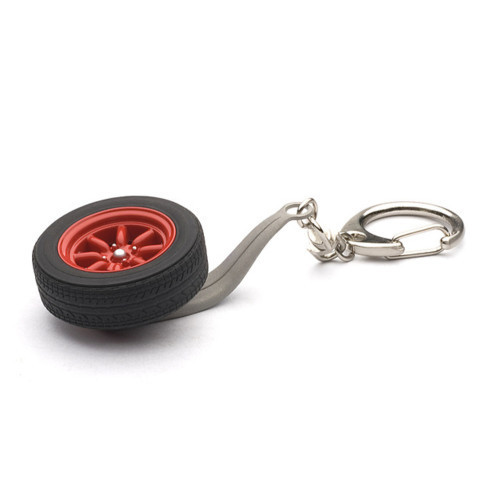 Autoart - 1:18 Keychain Wheel 8-Spokes (Red) In 1:18 Scale