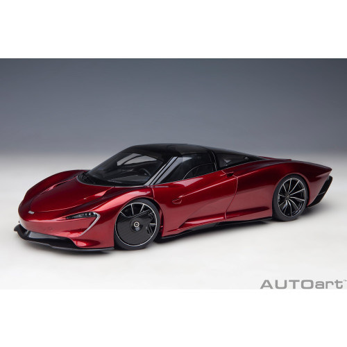 Autoart - 1:18 Mclaren Speedtail (Volcano Red) 2020 (Composite Model/ 2 Door Openings, Total 4 Openings)