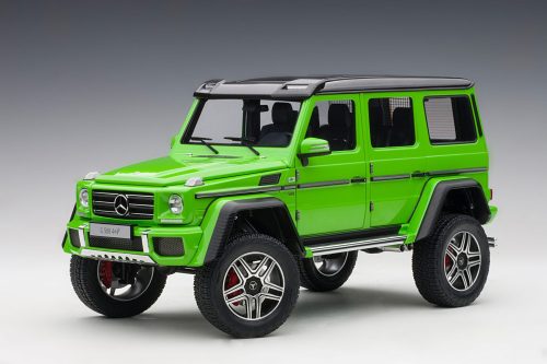 Autoart - 1:18 Mercedes-Benz G 500 4x4-2 2016 (alien green)(composite model/full openings) Color: sunsetbeam – AUTOART