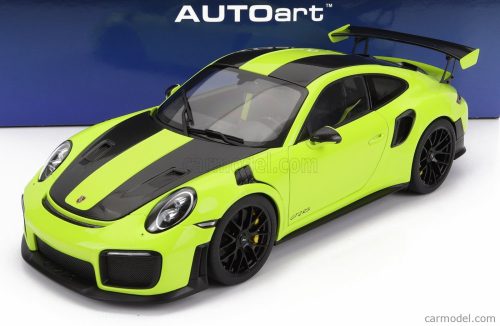 Autoart - Porsche 911 991-2 Gt2 Rs Weissach Package 2019 Acid Green