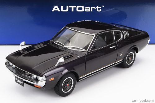 Autoart - 1:18 Toyota Celica Liftback 2000 Gt (Ra25) 1973 (Dark Purple Met) (Composite Model/Full Openings)