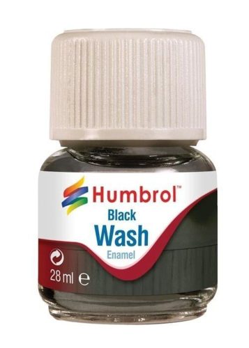 Humbrol - Humbrol Enamel Wash Black 28 ml