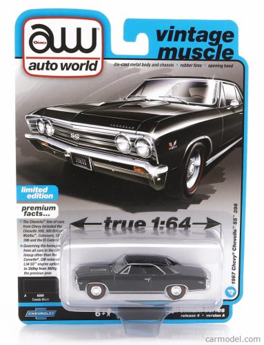 Autoworld - Chevrolet Chevelle Ss Coupe 1967 Black