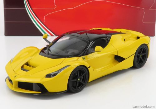 Bbr-Models - Ferrari Laferrari 2013 - Black Wheels Giallo Modena - Yellow Black