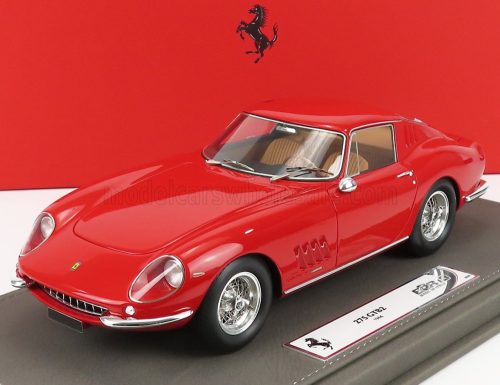 Bbr-Models - FERRARI 275 GTB2 COUPE 1966 - CON VETRINA - WITH SHOWCASE RED