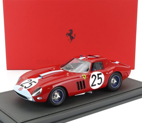 Bbr-Models - FERRARI 250 GTO 3.0L V12 TEAM MARANELLO CONCESSIONAIRES N 25 24h LE MANS 1964 INNES RELAND - TONY MAGGS - JACKIE STEWART RED LIGHT BLUE