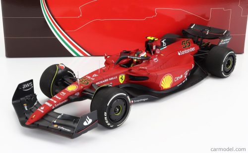 Bbr-Models - Ferrari F1-75 Team Scuderia Ferrari N 55 Australian Gp 2022 Carlos Sainz Red